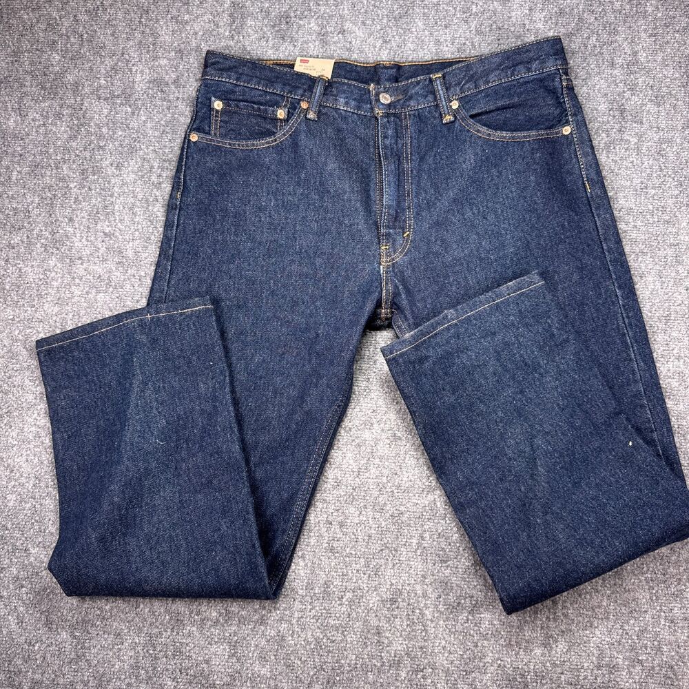 NWT Mens Levis 505 Regular Men's Jeans - Dark Wash - 36x32 - 005050216